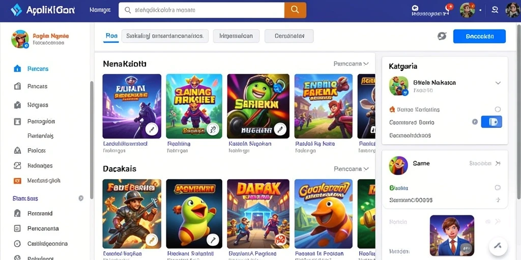 Screenshot menampilkan karakter utama dalam aksi bertarung.