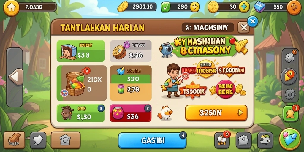 Tampilan antarmuka pengguna yang intuitif dan mudah dipahami.