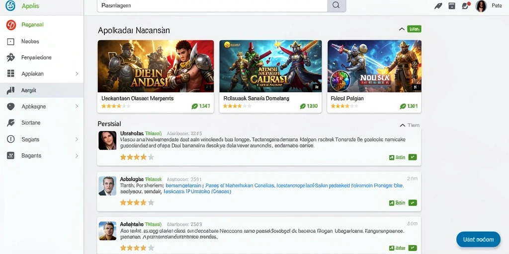 Tampilan antarmuka yang menarik dan user-friendly.