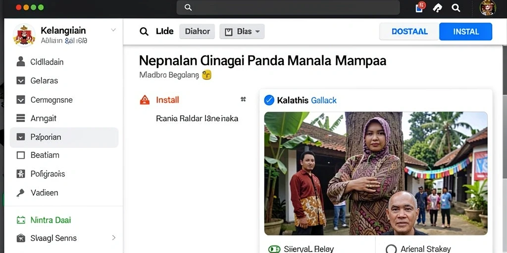 Tampilan antarmuka yang ramah pengguna.