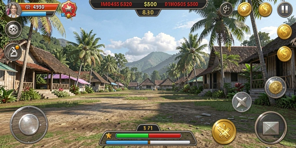 Tampilan grafis yang memukau dari G668.