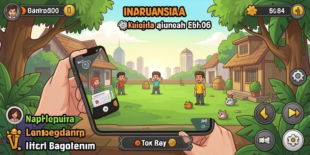 Antarmuka main yang ramah pengguna.