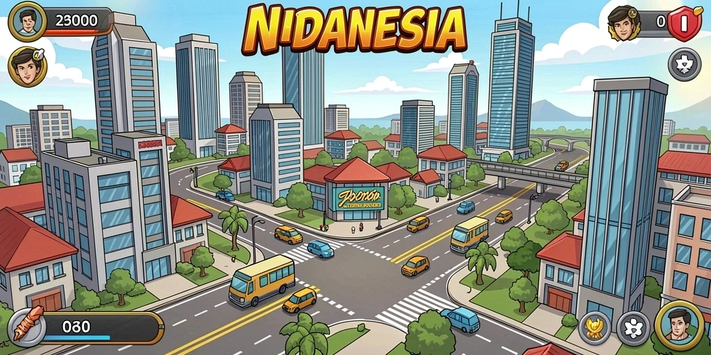 Tampilan awal yang menarik dan intuitif.