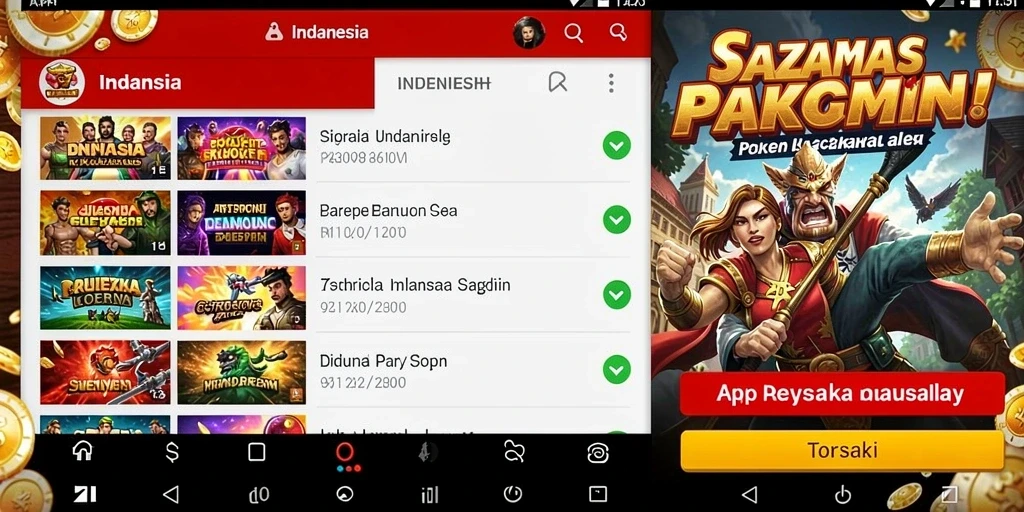 Tampilan antarmuka pengguna yang menarik.
