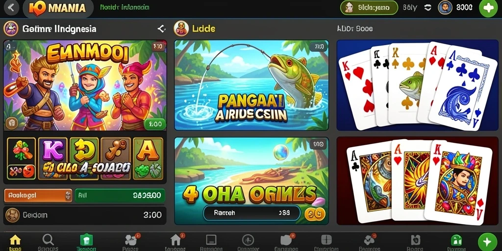 Tampilan awal yang menarik dan intuitif.