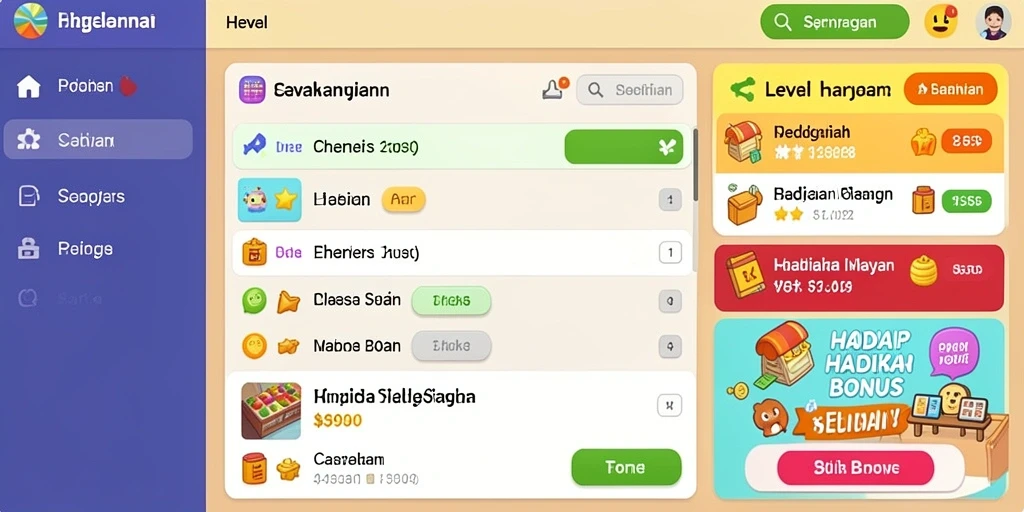 Tampilan antarmuka yang menarik dan mudah digunakan.