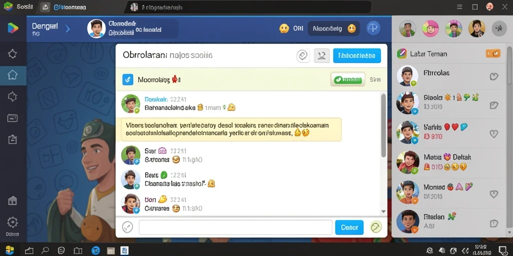 Tampilan menu utama yang menarik dan mudah dinavigasi.