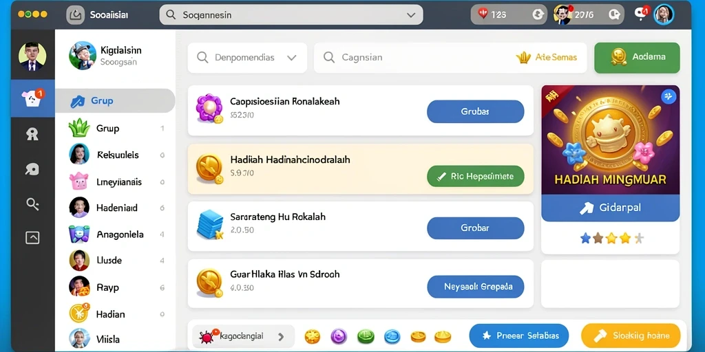 Tampilan utama aplikasi POKER88 dengan navigasi yang mudah.