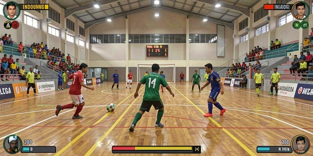 Tampilan awal permainan yang menarik dan cerah.