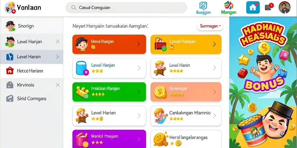 Tangkapan layar menampilkan grafik yang memukau dalam RI188.