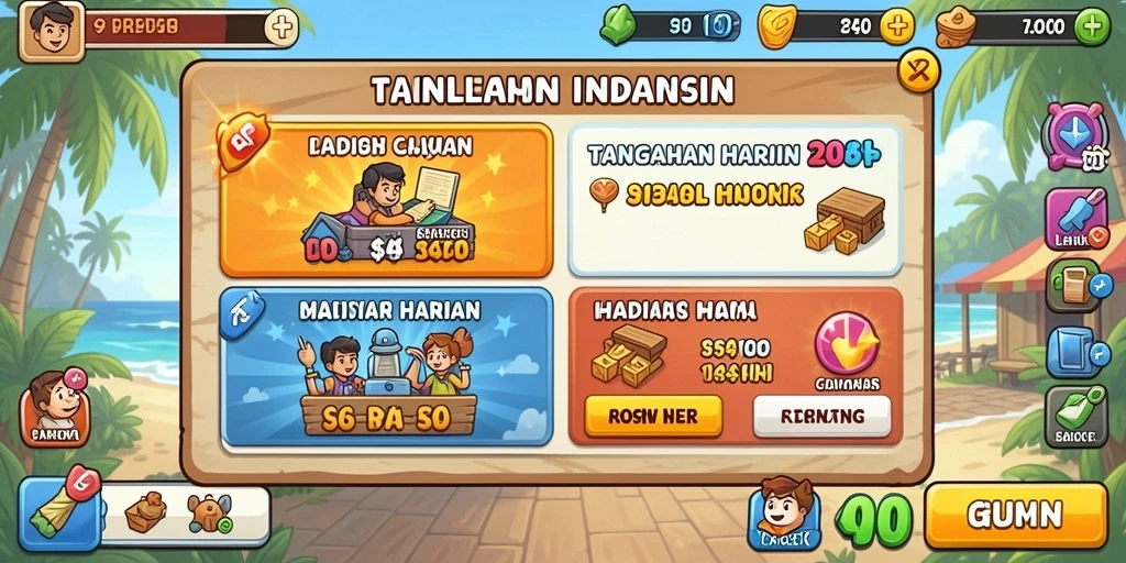 Tampilan gameplay yang menarik dan interaktif.